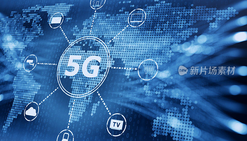 5G wifi技术数字概念